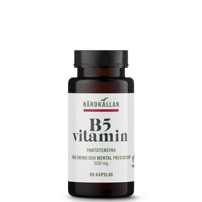 Närokällan B5 500 Mg 90 Kapslar – Budgetvalet – pantotensyra bäst i test 2026