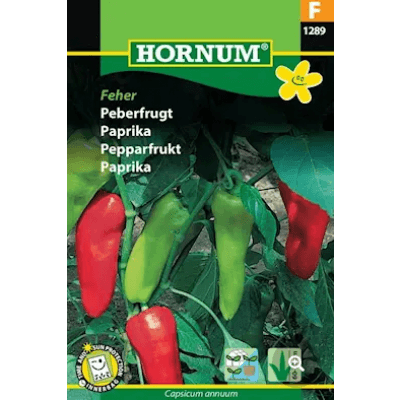 Paprika 'feher' F1 Frö – Enkelstart – paprikafrö bäst i test 2026