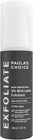 Paula's Choice SKIN PERFECTING 2% BHA Lotion Peeling - Exfolierar Huden med Salicylsyra - Bekämpar Acne, Finnar, Pormaskar och Forstorade Porer - Alla Hudtyper - 100 ml