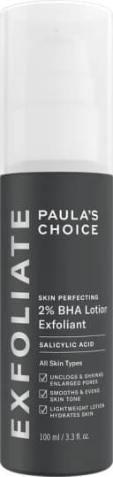 Paula's Choice SKIN PERFECTING 2% BHA Lotion Peeling - Exfolierar Huden med Salicylsyra - Bekämpar Acne, Finnar, Pormaskar och Forstorade Porer - Alla Hudtyper - 100 ml