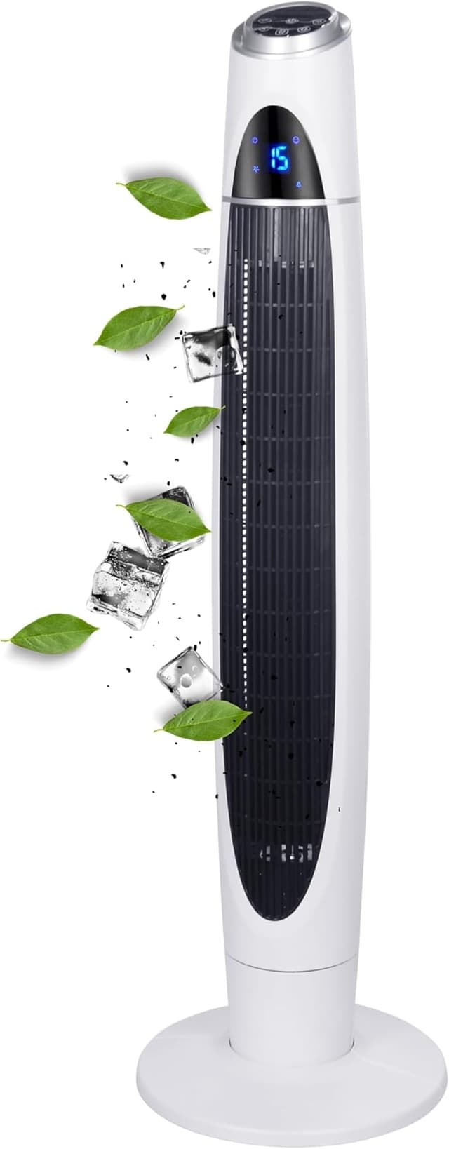 Echos Pelarfläkt | 3 nivåer | 60 watt | 3 lägen | 7,5 timer | fjärrkontroll | LED-lampor | tornfläkt | luftkylare | stående fläkt – Bäst i test – pelarfläkt bäst i test 2026