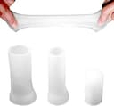Male Penis Pumps Män Bigger Penis Extender Enlarger Pump Extension Enhancer Penisförstoring Silikon Pumping Glans Protection Cap för Penis Pumps Förstoring (3pcs silicone cap)