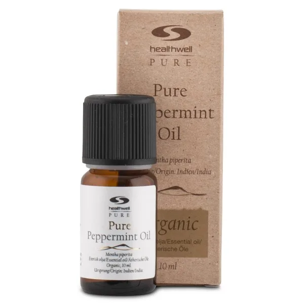 Healthwell PURE Pepparmyntsolja EKO 10 ml – Bästa premiumvalet – pepparmyntsolja bäst i test 2026