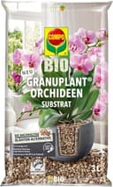 Compo Bio GRANUPLANT Orkidéer planteringsgranulat 3 L, naturlig pimpsten, inga best myggor, hållbart alternativ till växtlera, grå/beige