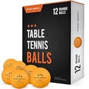 PRO SPIN 3-Star Ping Pong Balls - Orange 40+ Table Tennis Balls | High Performance ABS Training Balls | Ultimate Durability for Indoor & Outdoor Table Tennis Tables, Competitions, Games