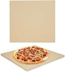 Mimiuo Pizzasten 33 × 33 cm,Kordierit Baksten Pizzasten för Ugn och Gasolgrill,Idealisk för att Göra Pizza,Bröd,och mer