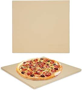 Mimiuo Pizzasten 33 × 33 cm,Kordierit Baksten Pizzasten för Ugn och Gasolgrill,Idealisk för att Göra Pizza,Bröd,och mer – Bäst i test – pizzasten bäst i test 2026