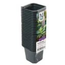 Kruka, Plast-, Fyrkantig, 7 Cm, 25-pack