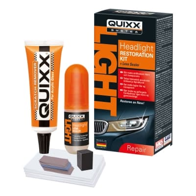 Poleringssats Strålkastare Quixx Headlight Restoration Kit – Enklaste valet – poleringssats strålkastare bäst i test 2026