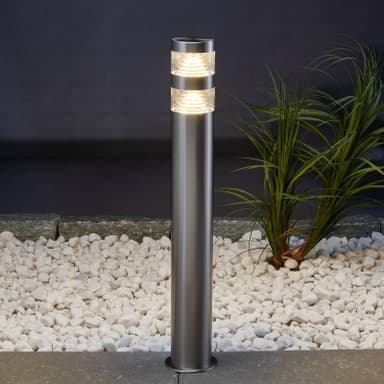 Vägglampa Lanea I Rostfritt Stål, Led 60cm