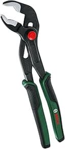 Bosch polygriptång (polygriptång med lång hållbarhet med tryckknappsjustering för krävande eller allmänna arbeten; ergonomiskt softgriphandtag)