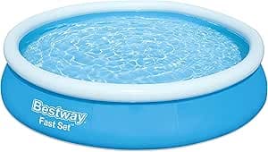 Bestway Fast Set sittpool utan pump Ø 366 x 76 cm, blå, rund – Bäst i test – pool ovan mark bäst i test 2026