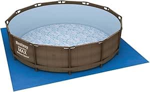 Bestway 4 m markskyddsduk för pooler ovan mark och spa för badkar, 3,96 m x 3,96 m