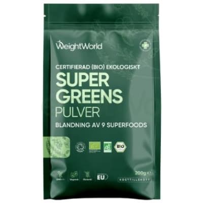 Super Greens Ekologiskt Super Greens Pulver – Budgetalternativ – proteinpulver för viktminskning bäst i test 2026