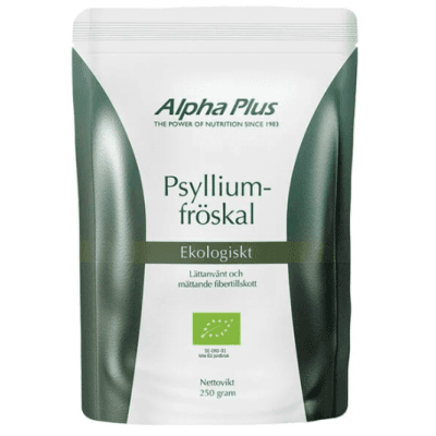 Alpha Plus Psylliumfröskal Eko – Prispressad favorit – psylliumfröskal bäst i test 2026