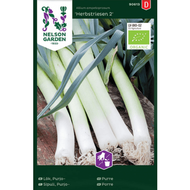 Purjolök 'herbstriesen 2', Ekologisk
