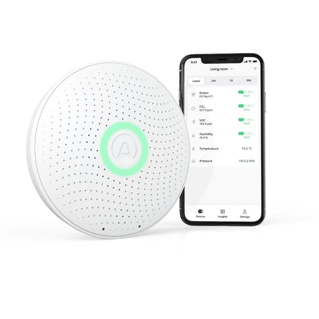 Airthings Wave Plus – Bäst i test – radonmätare bäst i test 2026