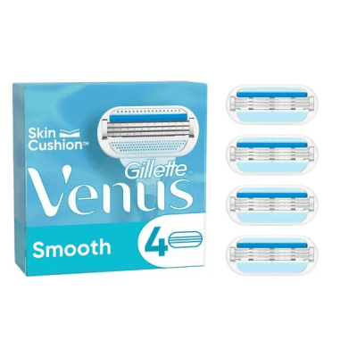 Gillette Venus Smooth Rakblad 4 St – Bäst vardagsval – rakblad dam bäst i test 2026
