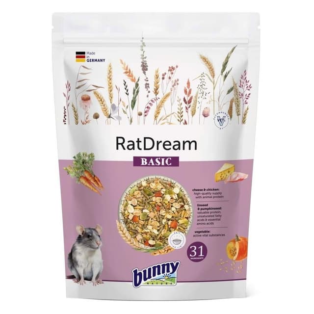 Bunny Nature Ratta Dream Basic 1_5 Kg – Lyxig toppkandidat – råttmat bäst i test 2026