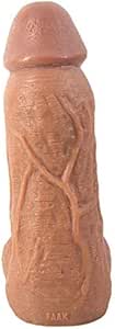 enorma roliga dildos-leksaker lätt att sträcka sugkopp naturtrogen Adult An?s leksaker - 25 cm Yrrddxxoo (färg: Brun)