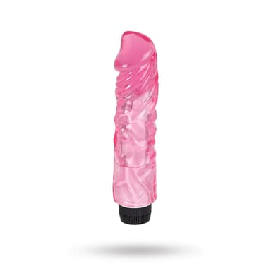 -30%Sustainable Pleasure22cm Thick Realistic Vibrating Dong - Rosa