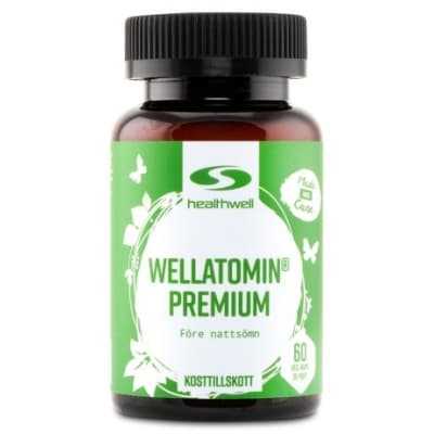 Healthwell Wellatomin Premium – Bäst i test – receptfria insomningstabletter bäst i test 2026