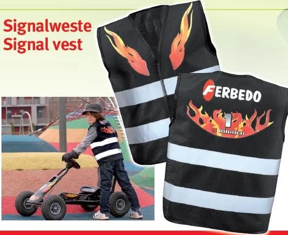 Ferbedo Reflexväst svart för barn – Bäst i test – reflexväst för barn bäst i test 2026