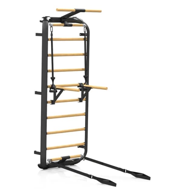 Ribbstol i lackat furuträ 220 cm träningsredskap med höjdjusterbar förlängning max. 150 kg – Bäst i test – ribbstol bäst i test 2026