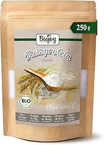 Biojoy Ekologiskt Risproteinpulver (250 g), 85% protein, utan tillsatser (Oryza sativa L.)