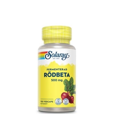 Solaray Fermenterad Rödbeta 100 Kapslar – Exklusivt toppval – rödbetskapslar bäst i test 2026