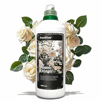 Rosen Flytande gödselmedel – för rabatter, buskar och klätterrosor – 1 liter koncentrat för upp till 200 liter bevattningsvatten – inomhus och utomhus – tillverkad i Tyskland – Bäst i test – rosgödsel bäst i test 2026