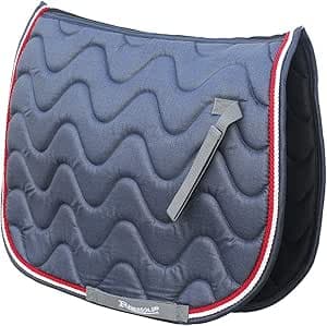 Rhinegold Wave sadel Pad-Pony-Denim/röd – Bäst i test – sadelpadd bäst i test 2026