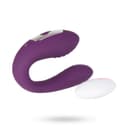 -20%Sustainable PleasureUppladdningsbar Parvibrator Med Trådlös Fjärrkontroll - Lila