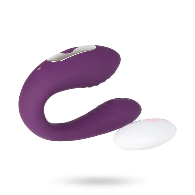 -20%Sustainable PleasureUppladdningsbar Parvibrator Med Trådlös Fjärrkontroll - Lila – Bästa för par – samlagsvibrator bäst i test 2026