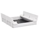 Vidaxl Sandlåda Granträ Vit