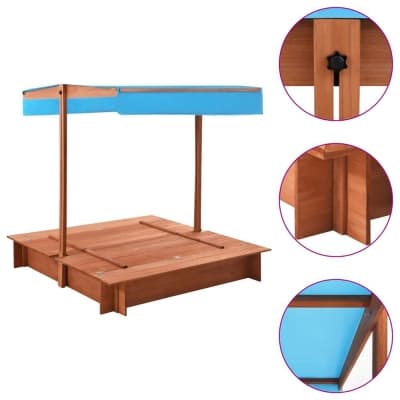 Vidaxl Sandlåda Med Tak Granträ – Lyxigaste valet – sandlåda bäst i test 2026