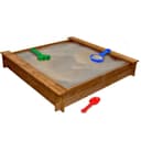 Vidaxl Sandlåda Trä Fyrkantig