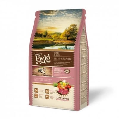 Sam's Field Light & Senior Lamb & Rice – Viktvänligaste valet – seniorfoder hund bäst i test 2026