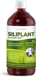 G7 Siliplant. Förbättrad formel. Flytande kiseltillskott från växter som uppmuntrar kollagenproduktion. Stärker ben och leder och ökar hudens elasticitet. 1 liter - 1000 ml.