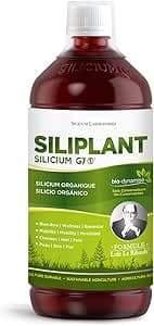 G7 Siliplant. Förbättrad formel. Flytande kiseltillskott från växter som uppmuntrar kollagenproduktion. Stärker ben och leder och ökar hudens elasticitet. 1 liter - 1000 ml. – Bäst i test – silicatillskott bäst i test 2026