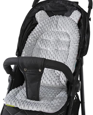 Vändbar sittdyna för barnvagn universell madrass babystöd bomull reducerare för barn, flicka, pojke