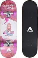 Apollo barnskateboard, liten komplett bräda med ABEC 3-kullager och aluminiumaxlar, cool design för barn, Cruiser Boards för flickor och pojkar, barn skateboard från 3 år