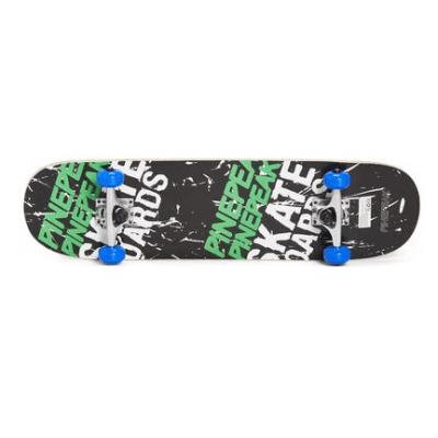 Pinepeak Skateboard Svart/grön – Lättaste modellen – skateboard bäst i test 2026