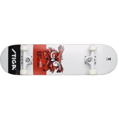 Stiga Skateboard Owl 8.0 White – Lyxigaste valet – skateboard bäst i test 2026