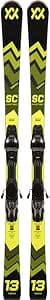 Volkl - Racetiger SC Blk Skidpaket + Vmotion 12 Gw gula herrskidor - storlek 158 - gul