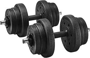 SONGMICS hantlar, hantlar, set om 2, för män och kvinnor, fitness, tyngdlyftning för hemmet, gym