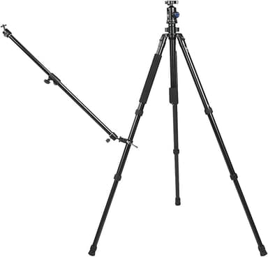 Yunseity Vikbart Skjutstöd I Aluminiumlegering Med Klämma För Fotografering Ochvide, H Ållbart Och Justerbart
