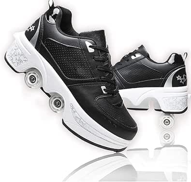 Skor med hjul, rullskor, skateboardskor, barnskor med hjul, rullskridskor, sportskor, löparskor, sneakers med hjul för flickor och kvinnor – Bäst i test – skridskor bäst i test 2026