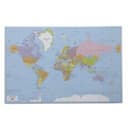 Skrivunderlägg Världskartan