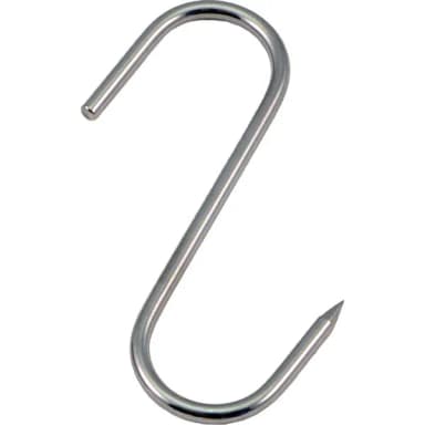 Grey Oak Slaktkrokar Rostfritt Stål 140/5mm 2-pack